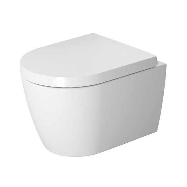 Duravit DualFlush Elongated Wall Hung Toilet (Seat Not Included
